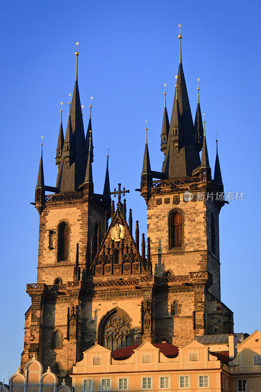 Tyn Church，布拉格，捷克共和国
